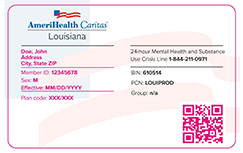 Your ID card - AmeriHealth Caritas Louisiana - Medicaid managed care plan serving Louisiana ...