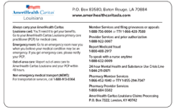 Your ID card - AmeriHealth Caritas Louisiana - Medicaid managed care plan serving Louisiana ...